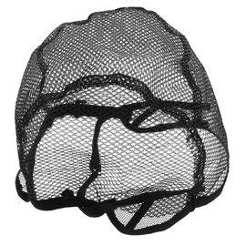 OATIPHO 2PC Adjustable Black Mesh Wig Caps Stretchy Fixed Hair Cover for Weaving Making Wigs Easy to Clean Durable Material for Hair Protection and Styling