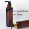 6PCS Black Plastic 24/410 Soap Dispenser Pump Replacement Lotion Bottle