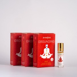 Muladhara - Grounding - Root Chakra Essential Oil Roll-On Blend by Aromafume | 7 Chakra Blend | 3 x 6ml | Pure Oil Blend - Natural Ingredients | Ideal for Meditation, Yoga & Chakra Alignment