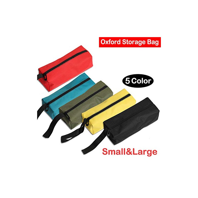 Large Black Repair Tool Storage Bag Organizer Oxford Cloth Small