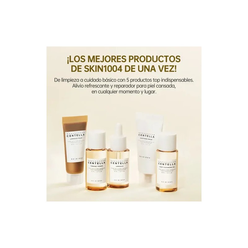 Skin1004 Kit De Viaje Centella Madagascar Calmante 5 Pzs