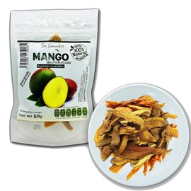 Snack De Mango Deshidratado (10 piezas). Natural, SIN azúcar añadida