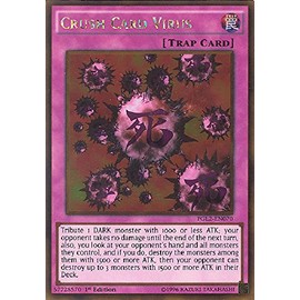 YU-GI-OH! - Crush Card Virus (PGL2-EN070) - Premium Gold: Return of The Bling - Unlimited Edition - Gold Rare