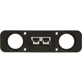 Powerwerx PanelPlateSB3 for Anderson SB50 Series Connectors with Two Panel Mount 1-1/8" Holes
