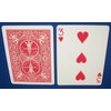 Red Back Force Deck Bicycle Playing Cards Hearts 3