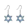 YFN Star of David Earrings Sterling Silver Star Dangle Earrings for Women