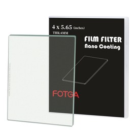 Fotga 4x5.65 Inch 1/2 Stop Black Diffusion Square Filter, Mist Dreamy Cinematic Effec Filter for Cinematic Video Vlog Portrait