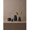 Cooee Design Clover 18 cm Dark Green Ceramic Vase, 11.5