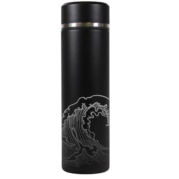 Dottie Bottle "LOTTY" Thermos Flask in Black - Customise Your