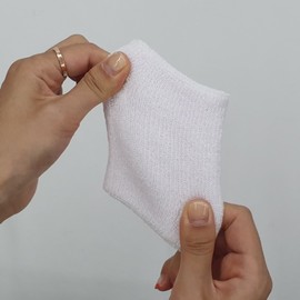 Sports Sweat-Absorbing Wristband 10cm White 6ea