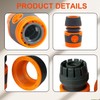 4 Piece Hose Coupling Set, Hose Connector 13 mm with