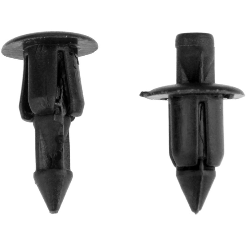 JUTOSU 100pcs 6mm Hole Diameter Clips Automotive Rivet Fastener Mud