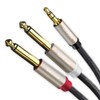 XANHAM 1/8 to Dual 1/4 Stereo Audio Cable 16 Feet