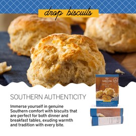 Southern Living Gourmet Cheesy Garlic Biscuit Mix, Easy-to-Bake Delight, Dinner Biscuits, Breakfast Biscuits, Baking Mix, Pantry Staple, Makes 10 Biscuits