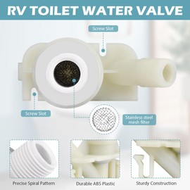Bibabala Rv Water Valve Replacement, Kit for Pedal-Flush Toilets for Dometic 300 310 320 Series