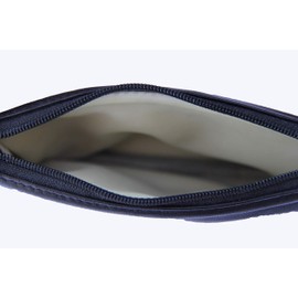 U.Like Relax Zone Soft Zipper Pouch Bag Case in Real Leather