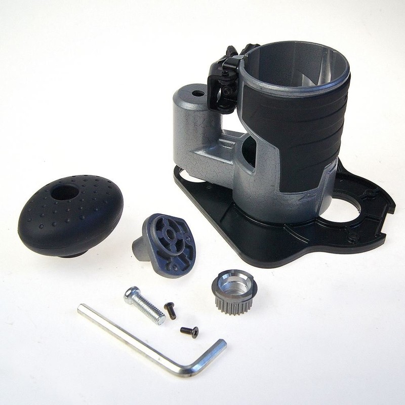 KATSU Trimmer Router Offset Base, Fully Adjustable, for Electirc or