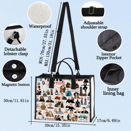 LEVLO American Story Makeup Bag Horror Story Fans Gift Horror TV Show Character Zipper Pouch Bag Horror Story Series Merch, Murde LT, Make Up Bag