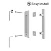 EaseLife 12" Stainless Steel Sliding Barn Door Pull Handle with