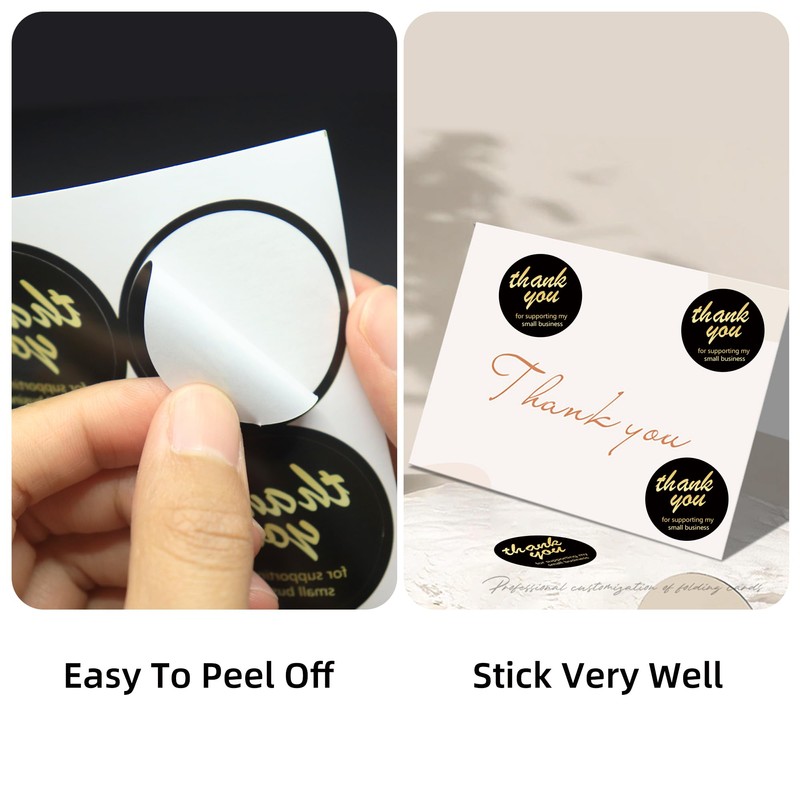 525 PCS 1.5 Inch Thank You for Supporting My Small