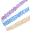 SHOWERORO DIY Lace Tapes 3 Rolls of Elegant Lace Tapes