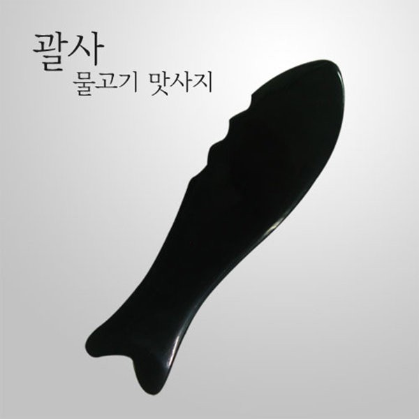 Gua Sha Massage Black Fish (Acupressure/Scalp/Meridians/Massage/Kwan Sha) / 괄사 맛사지