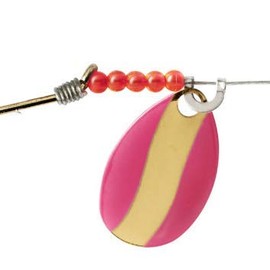 Little Joe - Red Devil Single Hook Spinner #3 Indiana Pink/Gold (LR3104)