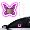 GCZCC Car Window Wireless LED Ambient Light Solar Powered Butterfly
