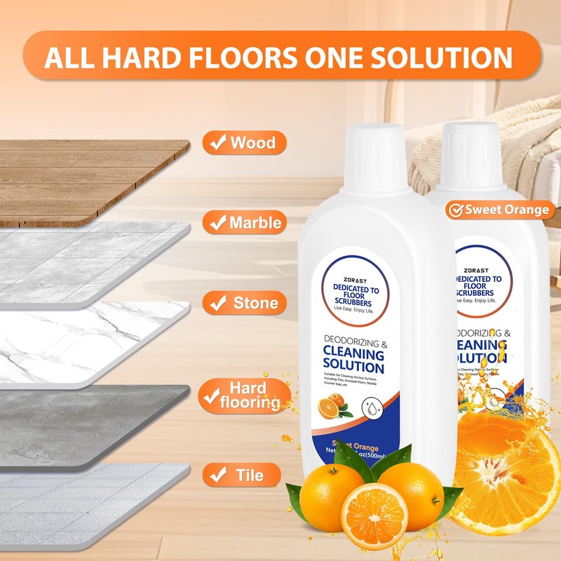ZORAST Floor Cleaning Solution Compatible With Tineco, Suitable With All