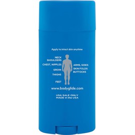 Body Glide Original Anti-Chafe Balm | Anti-Chafing Stick for Arm, Chest, Thigh, Butt, and Groin | Trusted Skin Protection Since 1996