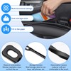 Daryunk 2pcs General Car Seat Gap Filler with Phone Holder,