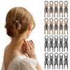 Mythya Broches para el Cabello, Pinzas de Doble Agarre 20