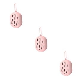 Abaodam 3piezas Soporte De Esponja De Maquillaje De Silicona Portátil Estuche De Viaje Par