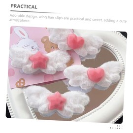 FOMIYES 4pcs Angel Wing Hair Clips Cute Hair Barrettes for Teens for Women