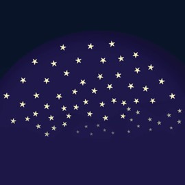 The Original Glowstars Company Cosmic Glow-in-the-dark Starry Night, Bedroom Decorations