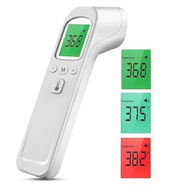 PROVEEDORA ARAMCO Termómetro Infrarrojo Digital de Frente Oído Portátil con Pantalla LED para Niños y Adultos, Bebés, Uso a Distancia