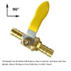 ANPTGHT 5/8" PEX Ball Valve Brass Shut off gate Valve