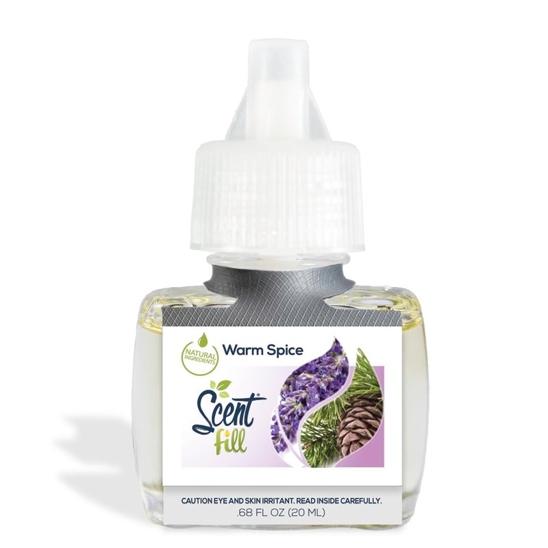 Scent Fill Warm Spice Plug in Air Freshener, 4 Scented