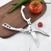 Poultry Scissors, Sharp Kitchen Scissors, Stainless Steel with Ergonomic Handle,