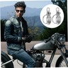 Ciieeo 2 Pcs Turn Signal Bracket for Motorcycle Forks Durable