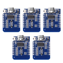 Pack of 5 ESP8266 USB C Development Board ESP8266 Mini ESP8266 NodeMCU with ESP8266-12F WLAN Module CH340G