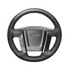 Belinous Leather Steering Wheel Cover Lace Up, Hand-Stitch on Wrap,