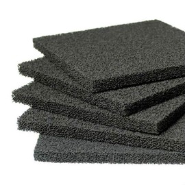 Solder Extractor Filter Activated Carbon Filter Replacement - FEITA Smoke Fume Absorber Filter for Hakko/Xytronic/Aoyue Smoke Absorber 5 1/8" x 5 1/8" x 3/8” - 5Pcs/Pack