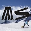 Snowboard Sling | Ski Carrier Strap - Skiing Accessory, Anti-Slip