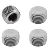 Internal Hex Countersunk Male Thread Pipe Plug Connector，ZESE 4PCS 3/8"NPT