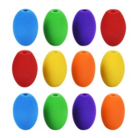 Special Supplies Egg Pen-Pencil Grips for Kids and Adults Colorful, Cushioned Holders for Handwriting, Drawing, Coloring - Ergonomic Right or Left-Handed Use - Reusable (6-Pack)