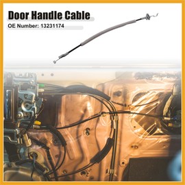 Partuto 1 Pcs Car Door Lock Connecting Rod Cable for Vauxhall Signum Gray Replacement