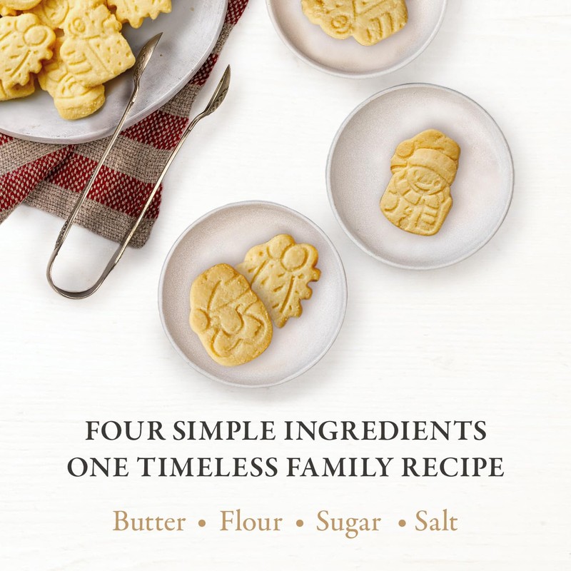 Walker’s Assorted Mini Shortbread Cookies in Festive Shapes- Snowman Shortbread