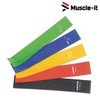 Muscle It Latex Loop Band 5-Piece Set Strength Training Home Workout Stretching Yoga / 머슬잇 라텍스 루프 밴드 5종세트 근력 헬스 홈트 스트레칭 요가