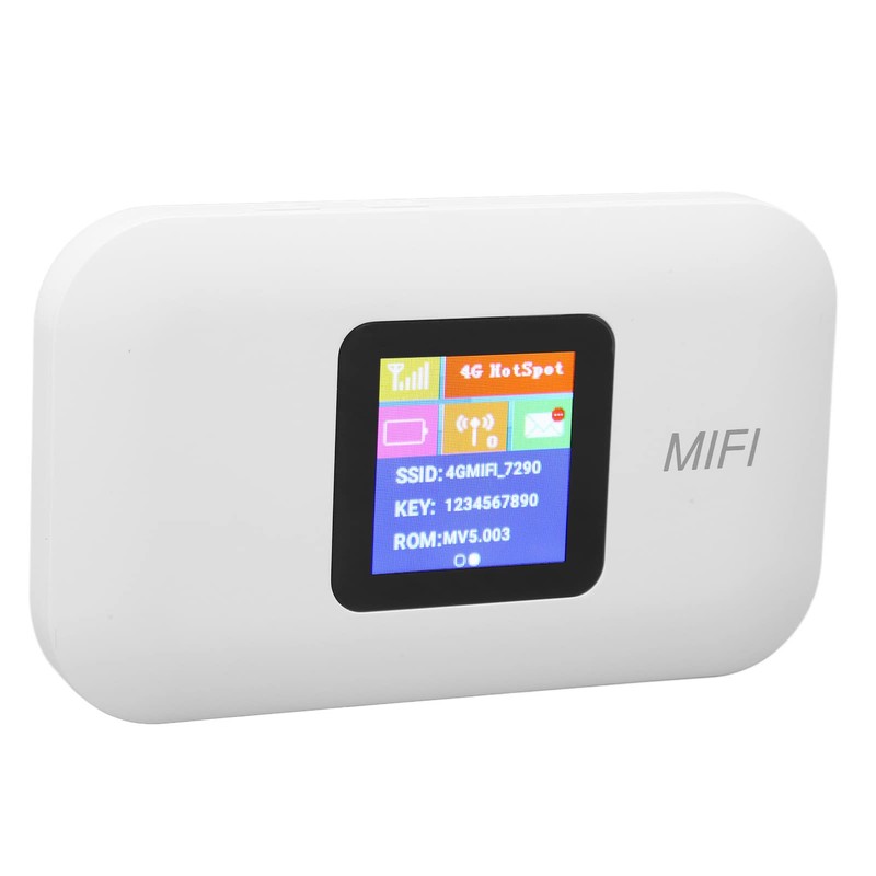 ciciglow Tragbarer Mobiler 4G LTE-WLAN-Hotspot für Reisen | SIM-Kartensteckplatz |